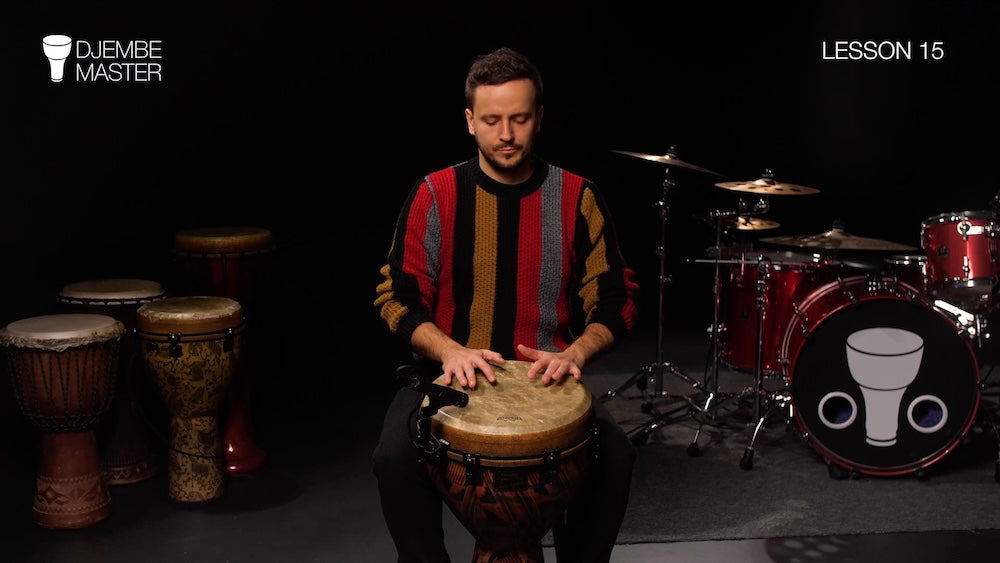 Drum Set Beats with Djembe Volume 1