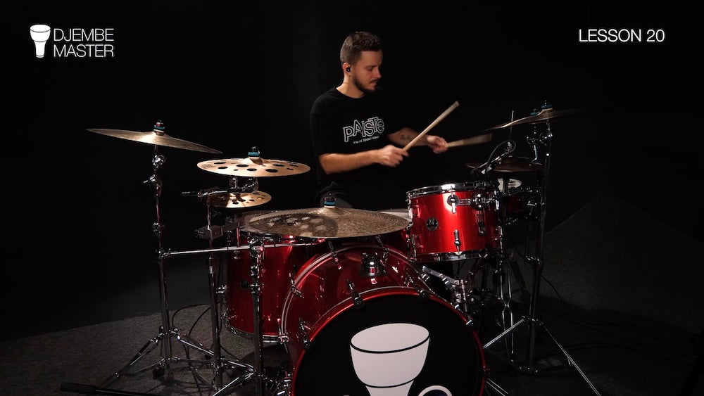 Drum Set Beats with Djembe Volume 1