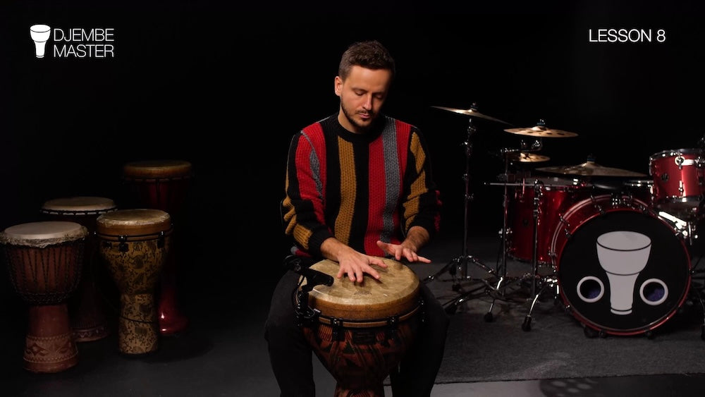 Drum Set Beats with Djembe Volume 2