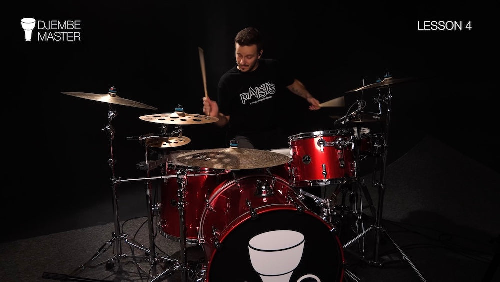 Drum Set Beats with Djembe Volume 2