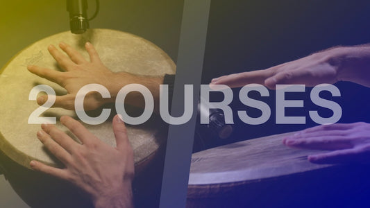 Drum Set Beats with Djembe Volumes 1 and 2